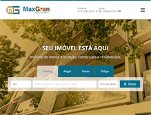 Tablet Screenshot of maxgran.com.br